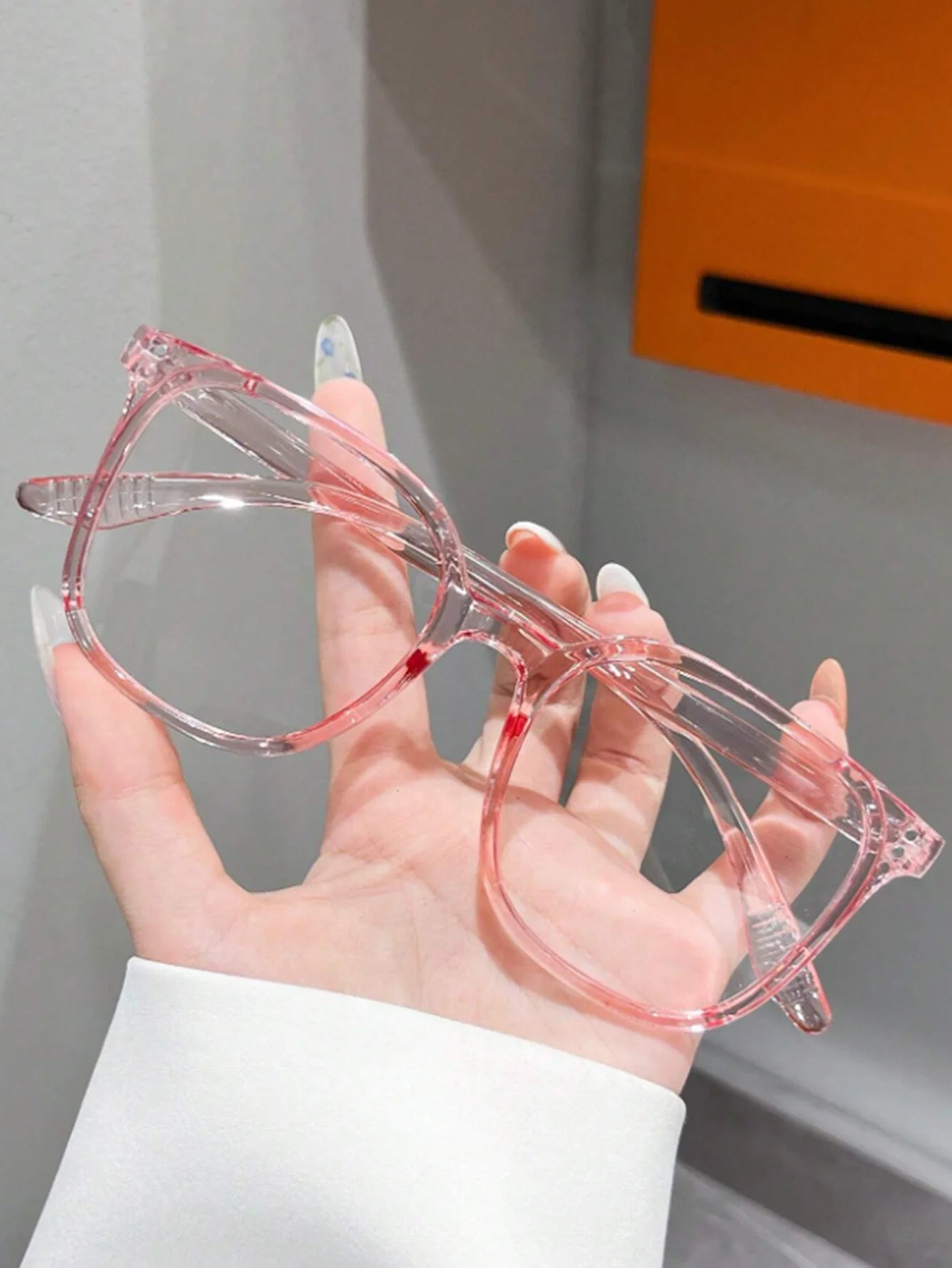 1Pc/3Pcs/4Pcs/6Pcs European and American Classic Popular Square Frame Glasses Set Men's and Women's Fashion Glasses Badiee Stylez