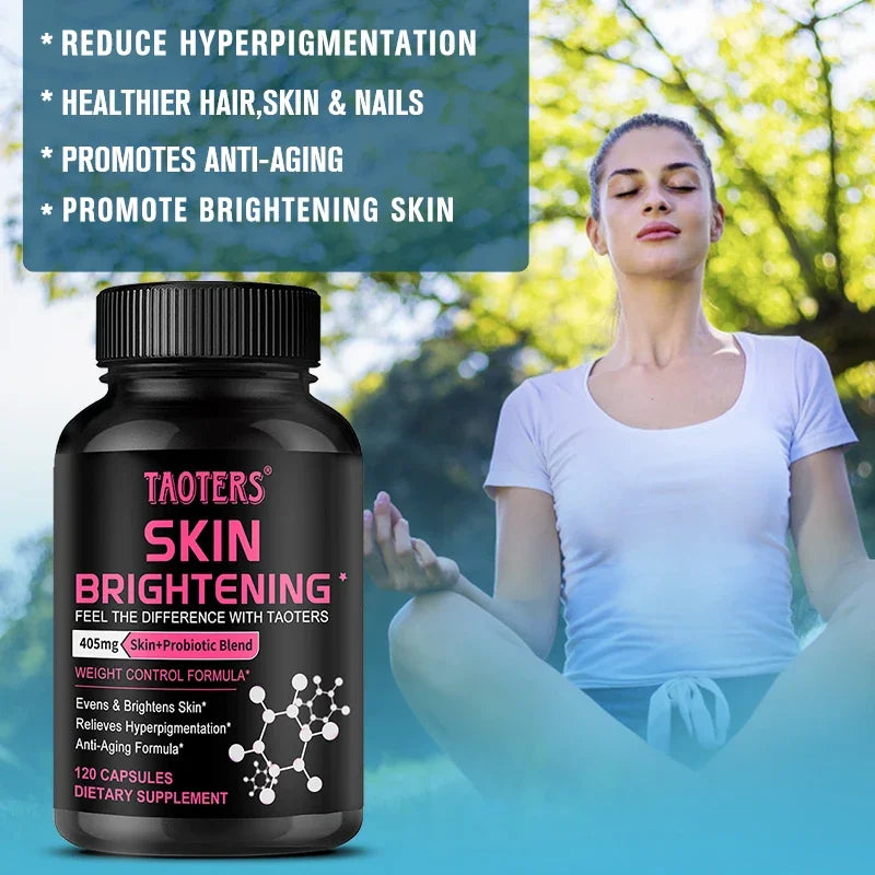 Glutathione Capsules - Contains Probiotics and Vitamin A for Skin Care, Anti-Aging, Antioxidant, Immune System Enhancement