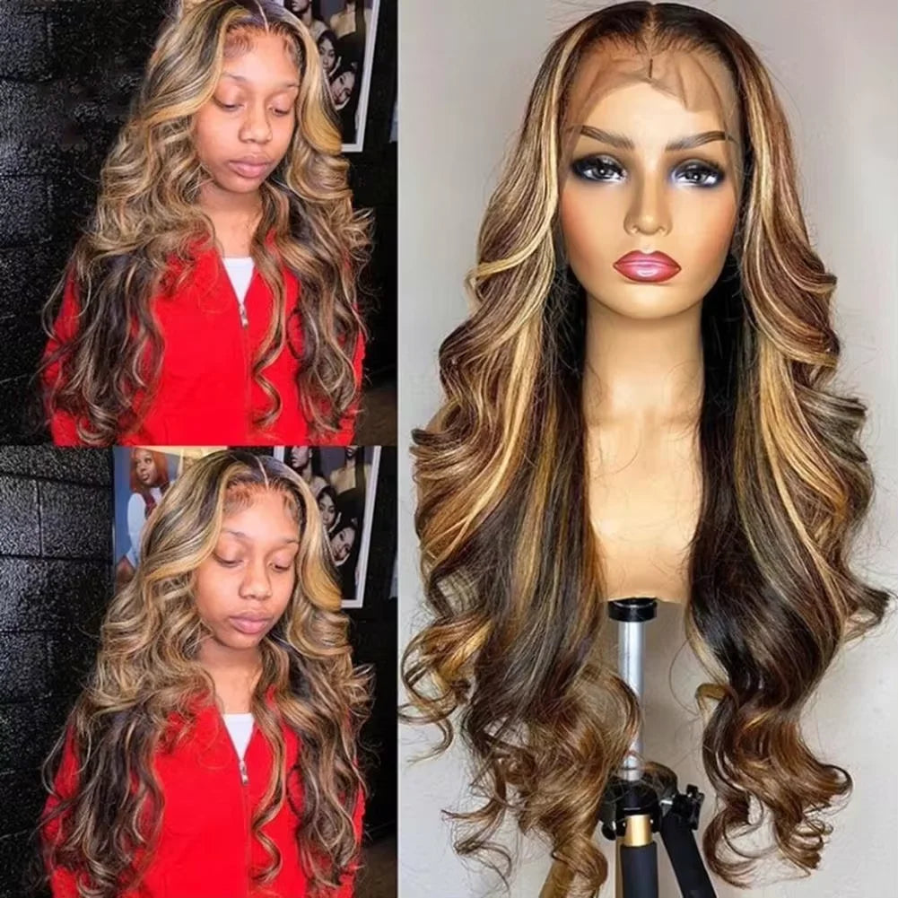Front Body Wave Lace Wigs Human Hair Pre Pinched Human Hair Lace Closure Glueless Wigs Brazilian Human Hair Wigs For Black Women Badiee Stylez