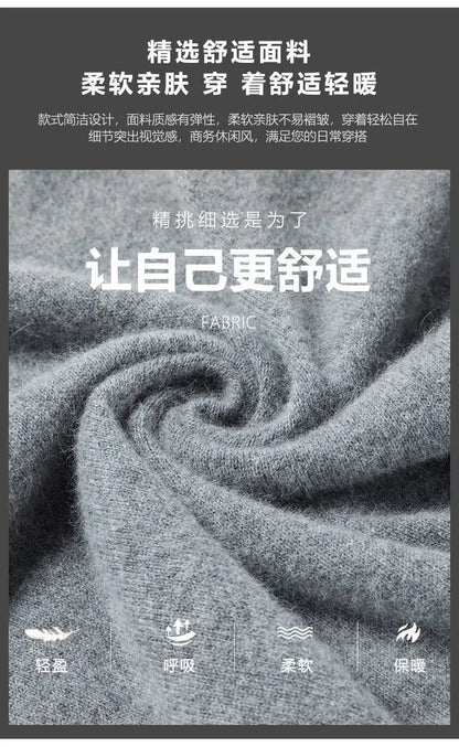 Men's Knitted Warm V-neck Pullovers Ribbed Solid Slim Fit Classic Black Gray Sweater for Man Autumn Spring Top Jumpers Clothes Badiee Stylez