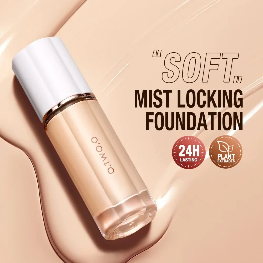 O.TWO.O Liquid Foundation Cream for Face 30ml High Coverage Makeup Base SPF30 Waterproof Concealer Makeup Foundation
