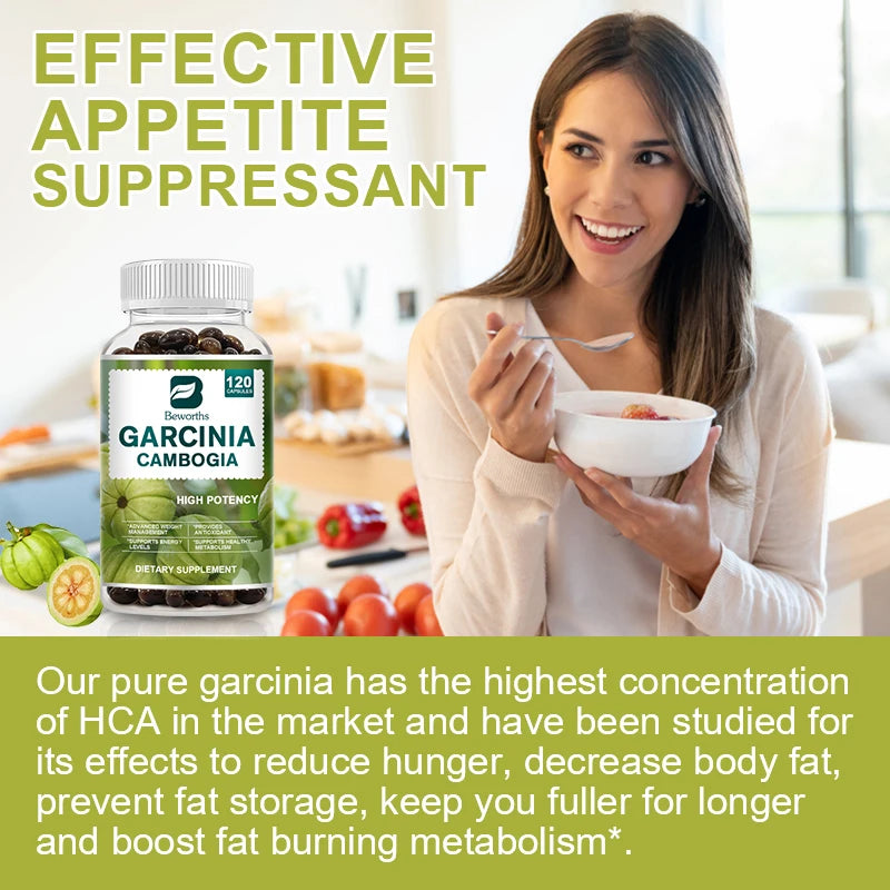 BEWORTHS Garcinia Cambogia Capsule For Women & Men Slimming & Weight Loss Detox Product Fat Excretion Intestinal Cleansing ﻿