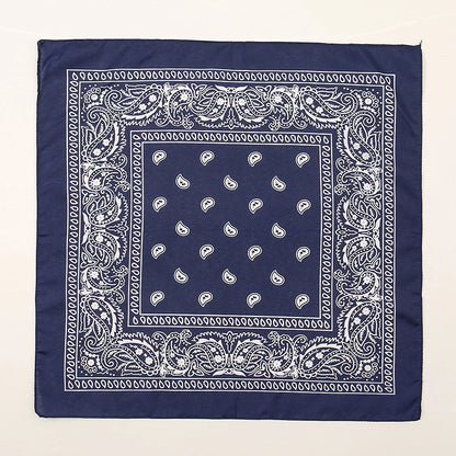 Bohemian Print Bandana Paisley Printed Headbands Hiphop Kerchief Outdoor Unisex Headband Wrist Wraps Face Mask Handkerchief