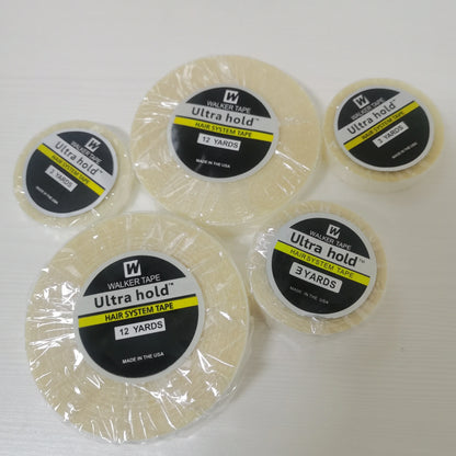 Lace Wig Tape Glue for Hair Extensions Ultra Hold Adhesive Tape Glue for Wig 3/12 Yard Lace Wig Glue Hair System Tape For Toupee