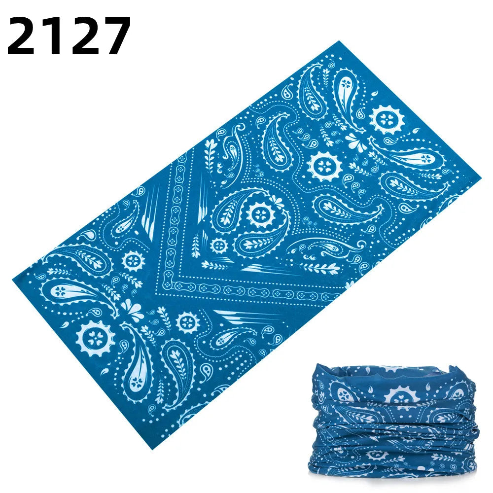 2101Unisex Climbing Hiking Scarf Sport Headwear Bandanas Motorcycle Turban Hand Band Magic Scarves Outdoor Cycling Headband Mask 2127