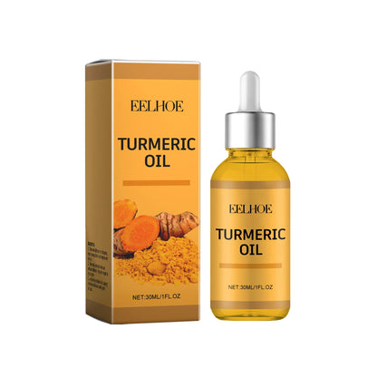 Turmeric Facial Oil Lightening Face Moisturizing & Skin Repair Smooth Deep Moisturizing Brightening Skin Care Essence Oil 30ml Boxed