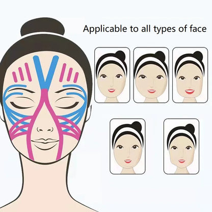 2.5CM*5M Wrinkle Face Tapes Face Lifting Tapes Face Tape Lifting Visage Beauty Tools LBHL09