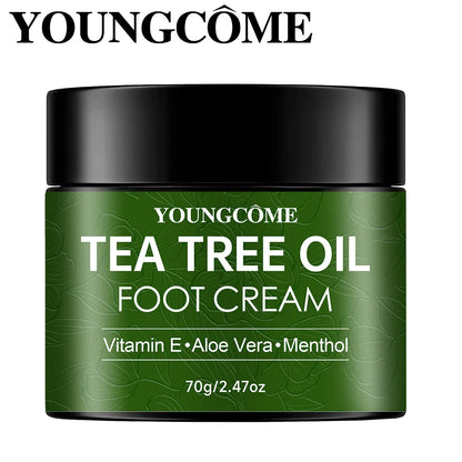 Tea Tree Foot Cream Heel Cracking Repair Products Exfoliation Dead Skin Removal Softening Moisturize Smooth Skin Care new