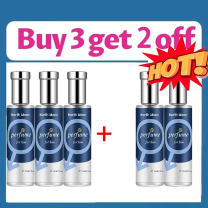 Men's Pheromone Perfume, Lasting Fragrance, Natural and Fresh, Elegant and Charming, Suitable for Dating, Attracting Women