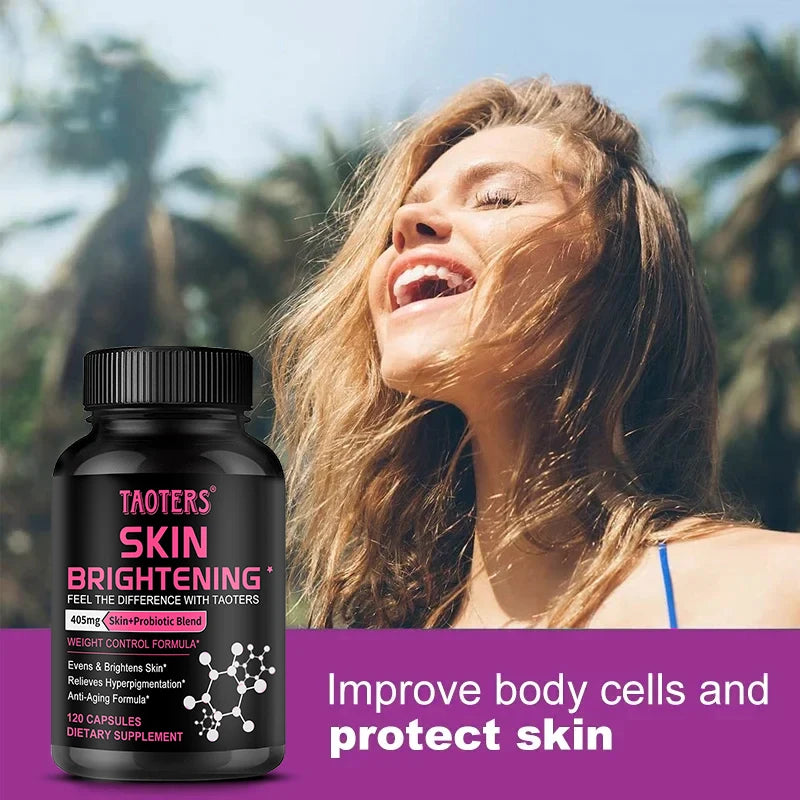 Glutathione Capsules - Contains Probiotics and Vitamin A for Skin Care, Anti-Aging, Antioxidant, Immune System Enhancement