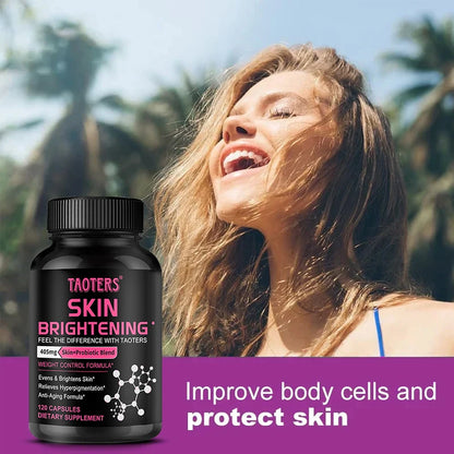 Glutathione Capsules - Contains Probiotics and Vitamin A for Skin Care, Anti-Aging, Antioxidant, Immune System Enhancement