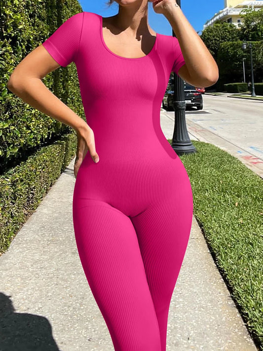 Women's Yoga Jumpsuit Seamless Sports Yoga Bodysuit Fashionable Fitness Sportwear Yoga Romper Badiee Stylez