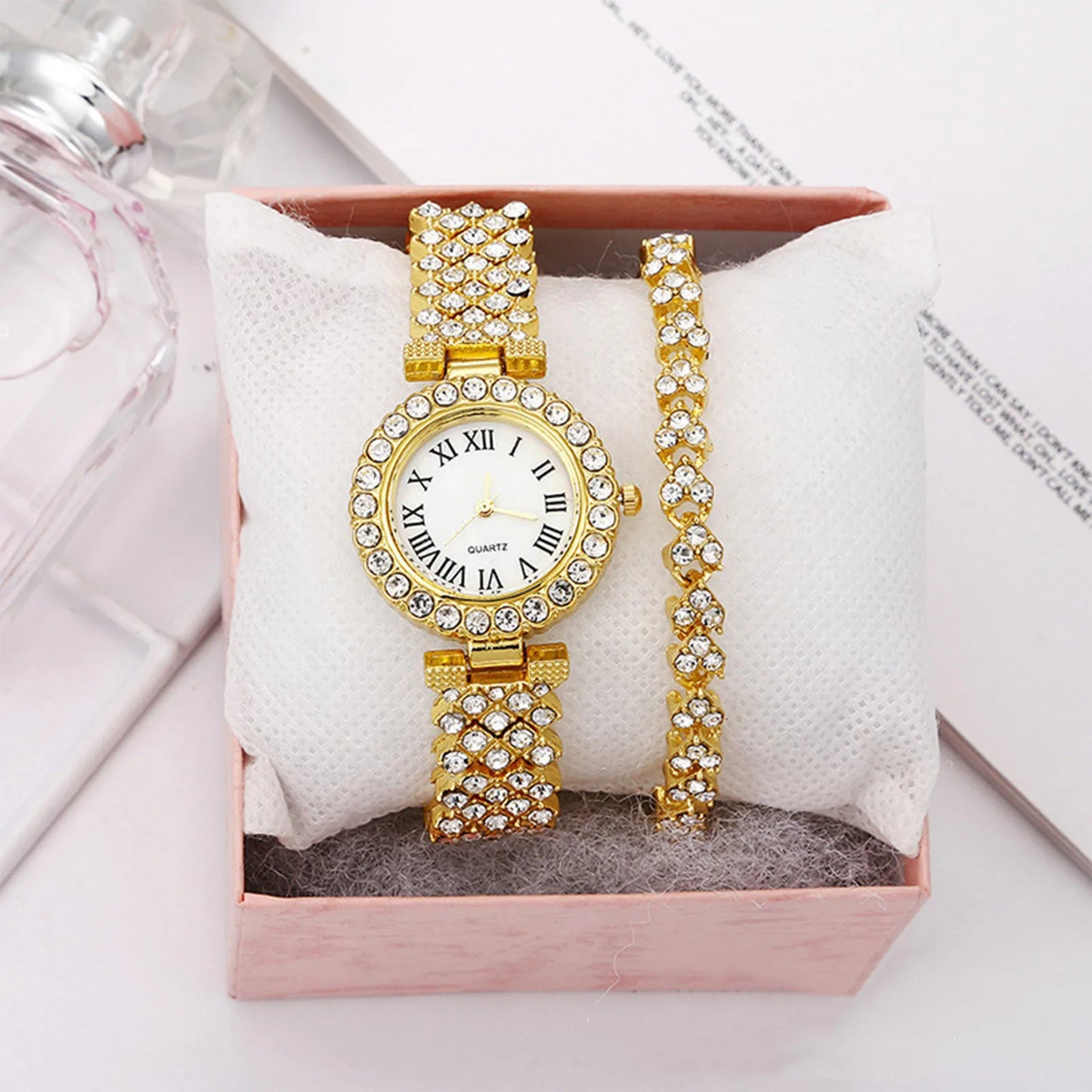 Watch For Women Watches 2025 Best Selling Products Luxury Watch Luxury Brand Reloj Mujer Watch Bracelet Set Diamond Steel Band