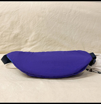 Casual Waterproof Chest Bags Large Capacity Crossbody Bags Korean Fashion Waist Bag Fanny Pack for Women Men's Travel Bag Banana