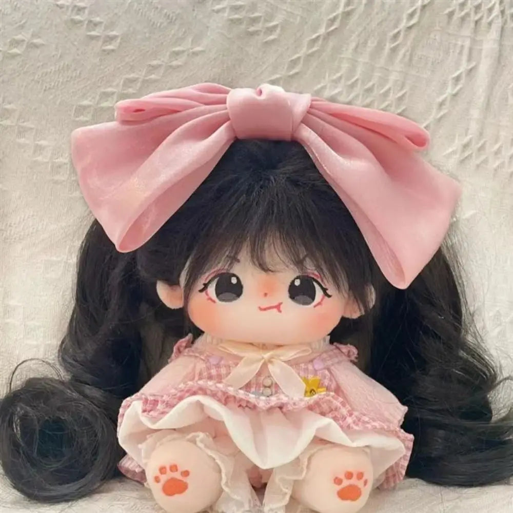 Pretty Dress Clothes for 20cm Cotton Doll, Kpop Plush Dolls Cute Outfit JK Dress Hoodie Casual Set Doll's Accessories