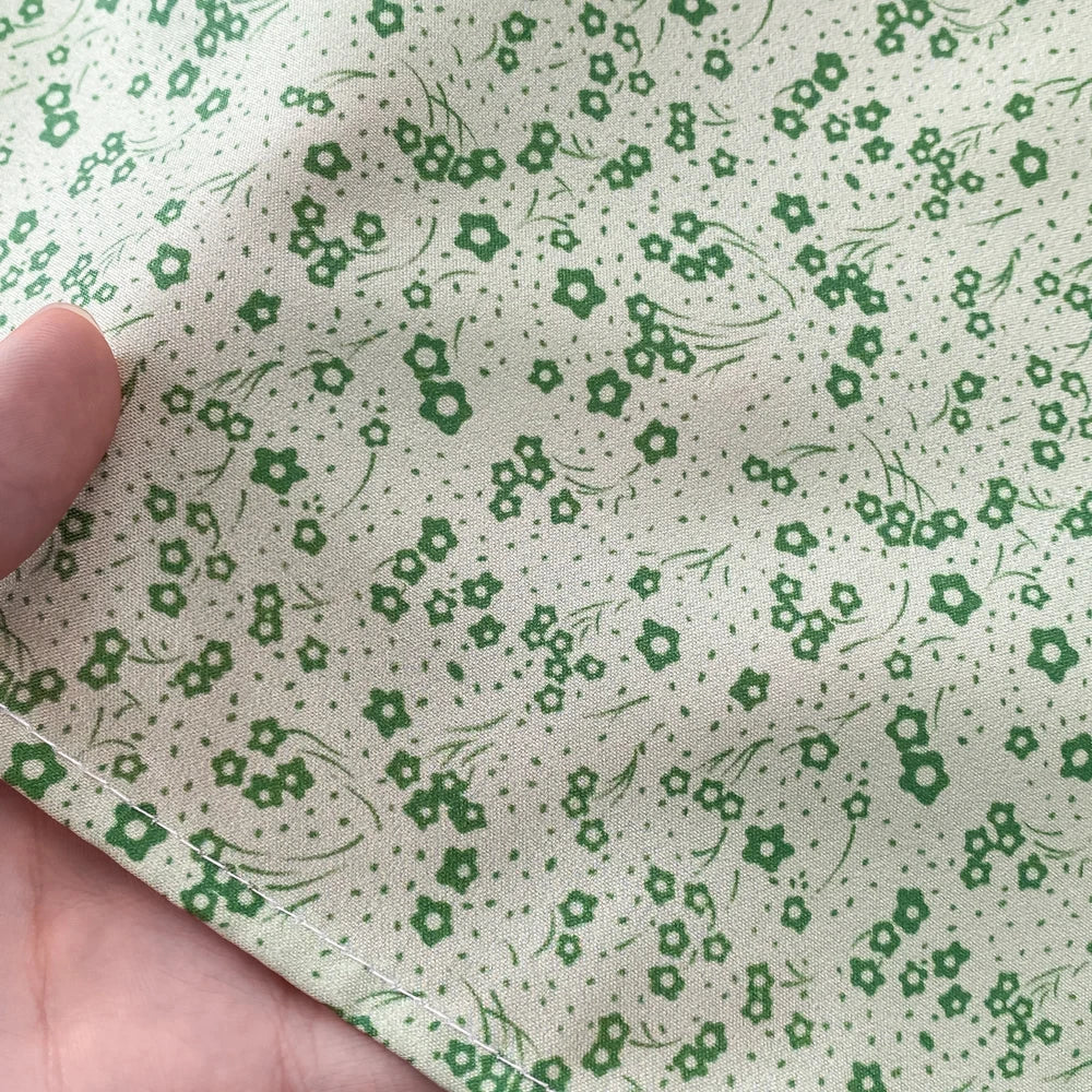 Summer Vintage Dress Blue Floral Summer Bubble Sleeve Tie Up Sexy Dresses Women A-line Print Split Long Dress Elegant Vestidos