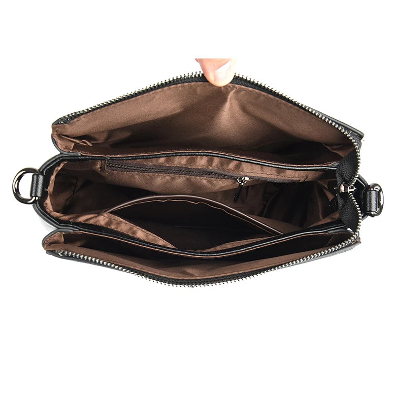 Versatile PU Crossbody Bag for Women Stylish High Quality Brand Design Zipper Solid Color Pattern Casual Daily Use Shoulder Bag - Badiee Stylez