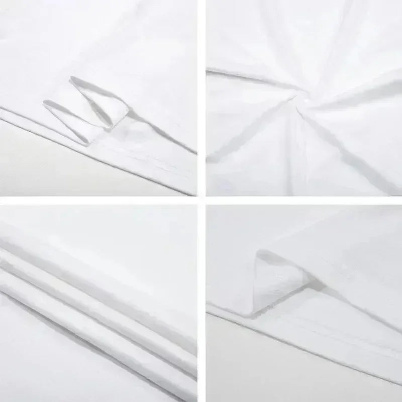 Summer Cotton Casual T-shirt Korean 1990 Shoulder To Shoulder Fashion Cotton Printed T-shirt Loose Streetwear Women's Tops