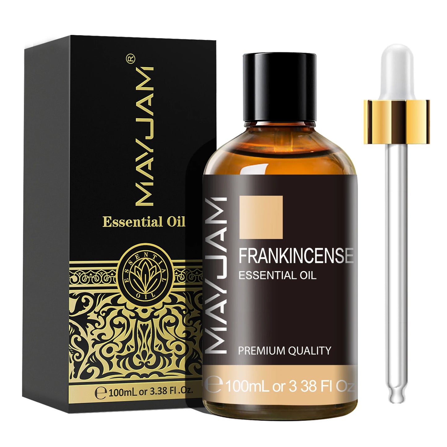 MAYJAM 1PCS 100ML Essential Oil with Dropper Sandalwood Lavender Eucalyptus Vanilla Aroma Oil For Humidifier Scent Candle Burner - Badiee Stylez