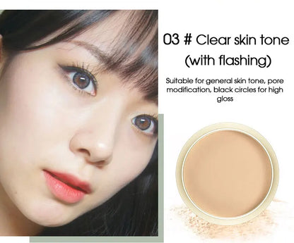 Japanese concealer set makeup soy milk powder, whitening makeup, durable oil control and moisturizing powder