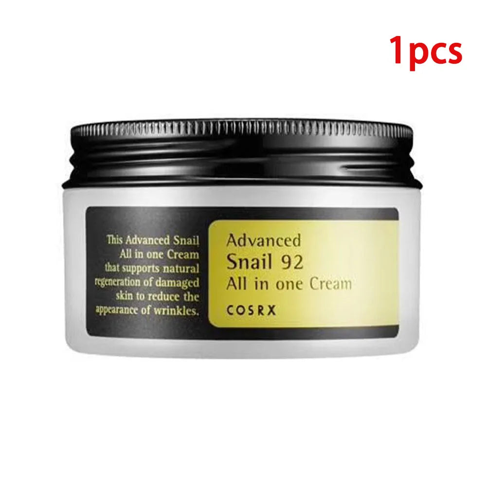 Advanced Snail Essence Skin Care Collagen 92 Face Cream Toner Cleanser SunScreen Sensitive skin Moisturizing Firming Smoothing 1pcs