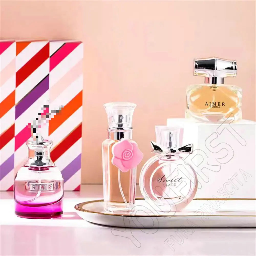 Classic Brand Perfume Women Eau de Parfum Femme 100ml Club De Nuit Perfumes Feminino Gift Box 4Pcs Set Floral Fruity Scent Spray Badiee Stylez
