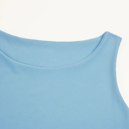 Woman Clothing Bodysuits Sleeveless Slim Fitness Double Layer Cloth Knitted Jumpsuits Sex Leggings Playsuits 2024 Y2K Qtraf2407