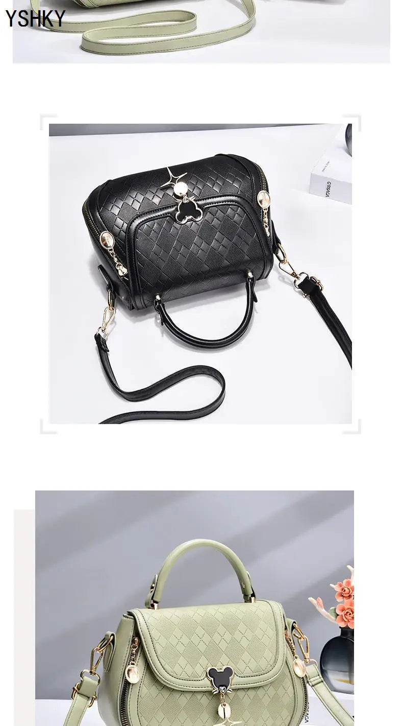 Women tote handbag bag  for women shoulder bag  sac a main femme luxury designer Genuine leather women's bag Bow Bucket bag Badiee Stylez