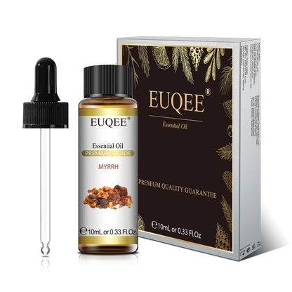 EUQEE 10ml Natural Plant Essential Oil with Dropper For Diffuser Humidifier Lavender Jasmine Eucalyptus Vanilla Essential Oils - Badiee Stylez