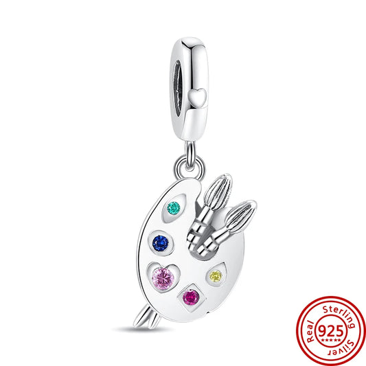 Authentic 925 Sterling Silver Sparkling Aries Leo Scorpio 12 Zodiac Signs Constellation Charm Beads Fit Pantaro Bracelet Jewelry Y356