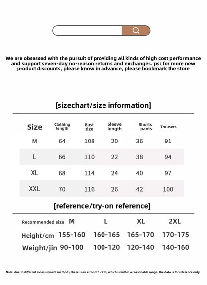 Summer Hello Kitty pajamas three-piece comfortable casual cartoon loungewear