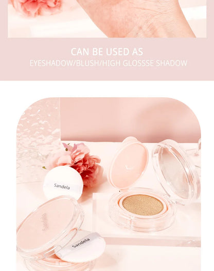 SANDELA Matte Silky Moisturizing Foundation Long Lasting Air Cushion Bb & Cc Cream Cushion