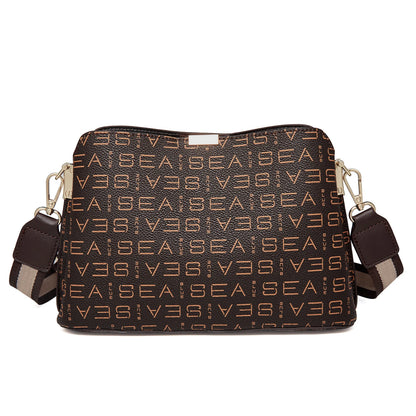 FOXER Monogram Women Shoulder Tote Bag 2025 Fashion Commuter Female Large Crossbody Purse for Mom 901V004F1B CHINA