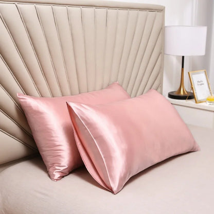 Pillowcase Silk Pillow Cover Silky Satin Hair Beauty Pillow case Comfortable Pillow Case Home Decor wholesale Badiee Stylez