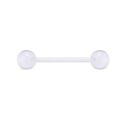 1PCS/4PCS 14G Stainless Steel Tongue Rings Barbell Rainbow Colorful Tongue Bar Piercing Body Jewelry 1PC B 1.6x16mm