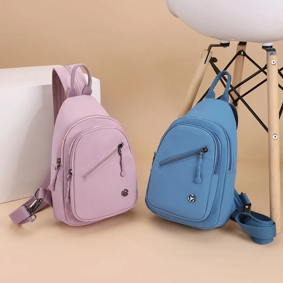 Waterproof Nylon Women Chest Shoulder Bags for Female Crossbody Sac Ladies Crossbody Bags Lightweight Girls Messenger Travel Bag