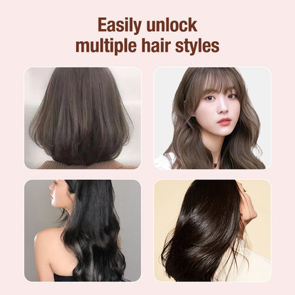 Portable Hair Straightener Mini Curling Iron Women Ceramic Straightening Styling Tools Curling and Straightened Dual-use Splint Badiee Stylez