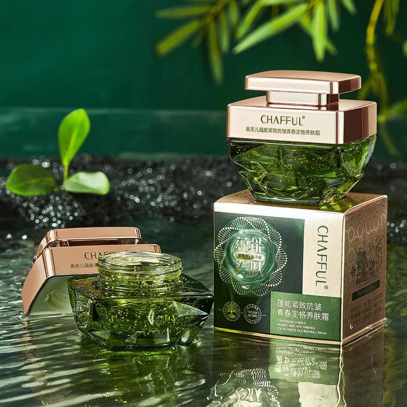 Plant Caviar Collagen Firming Revitalizing Cream Hydrating Moisturizing Repair Skin Dark Yellow Rough Skin Care Korean Face care 65g