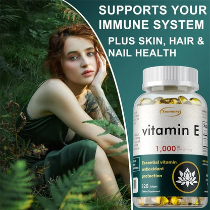 Vitamin E - Improve Skin Roughness, Anti-aging, Remove Acne Marks, Whiten, Enhance Immunity