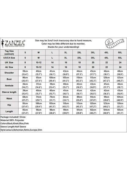 ZANZEA Elegant Office OL Dress Summer Women Half Sleeved Party Sundress Solid Knee Length Robe Fashion Holiday Work Vestidos