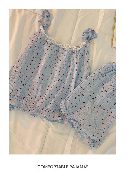 Summer Ins Sle Women's Cotton Spwear Sweet Strap ort Pants Home Clothes Sexy Cute Japanese Sle Pure Desire Home Clothes