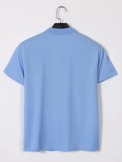 Sublimation Blank Polo Shirts Men Summer Short Sleeve Collar T Shirt Wholesale Casual Polo Tshirt For Men Camisas Para Hombres