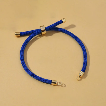 10Pcs Twisted Nylon Cords Bracelet Adjustable Extension Tail Chain Connector For DIY Handmade Jewelry Making Accessories Color 8