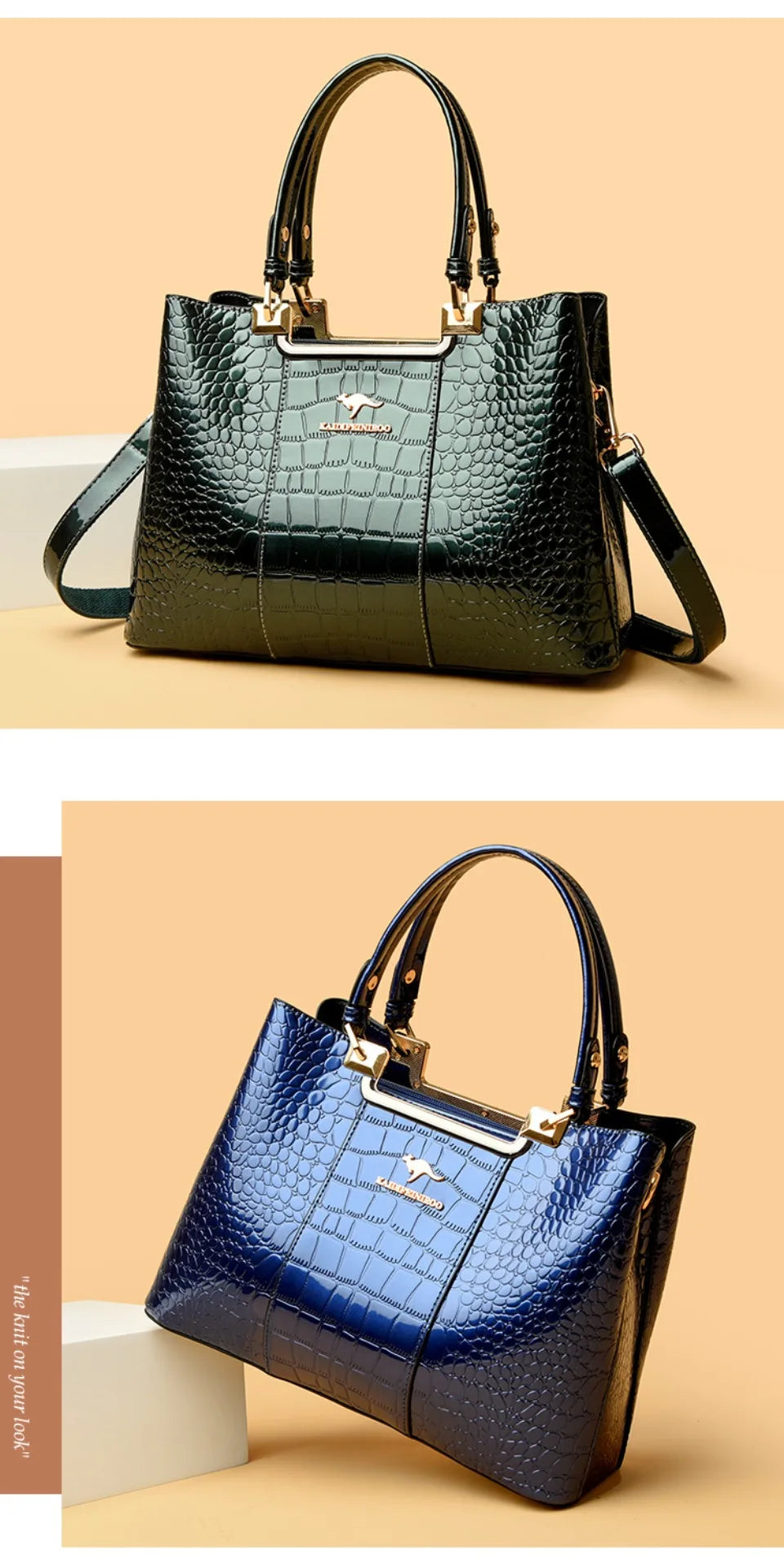 Three Layers Women Shoulder Bags Luxury Designer High Quality Patent Leather Messenger Casual Tote Bag Large Capacity Hand bags