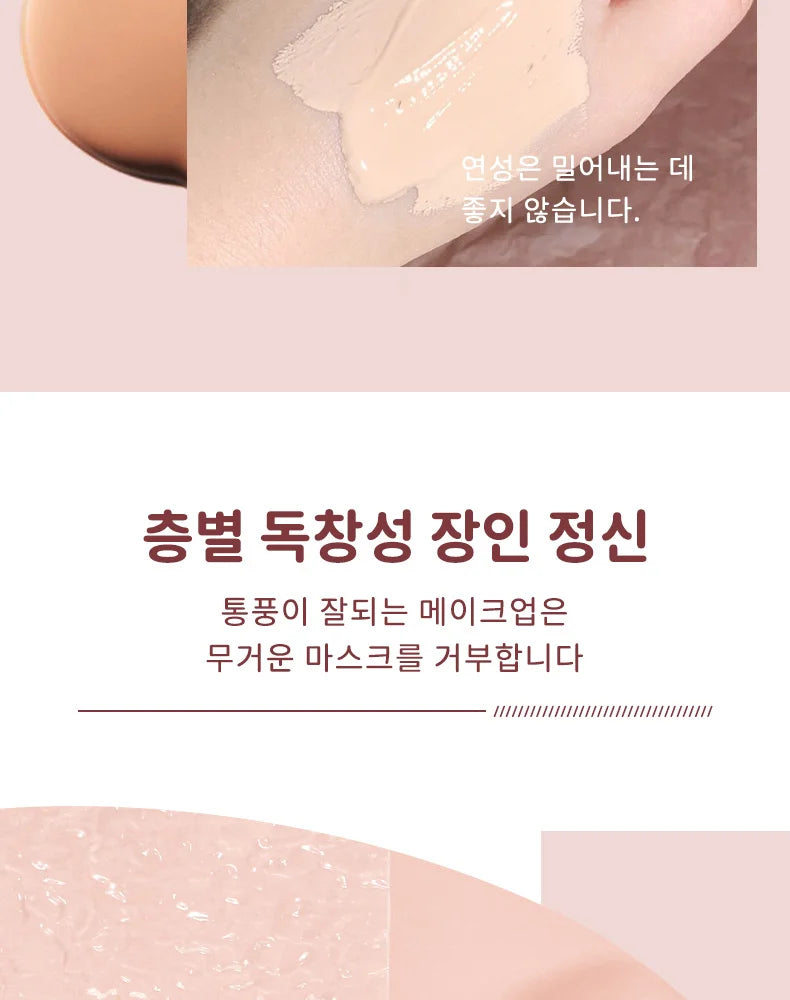 SANDELA Matte Silky Moisturizing Foundation Long Lasting Air Cushion Bb & Cc Cream Cushion