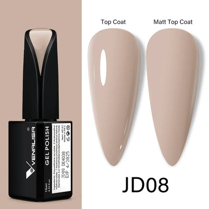 Venalisa 15ml Nail Prep Dehydrator Fast Dry Acid-Free Primer Bond Natural for Builder Jelly Gel Nail Gel Polish Color GelVarnish JD08