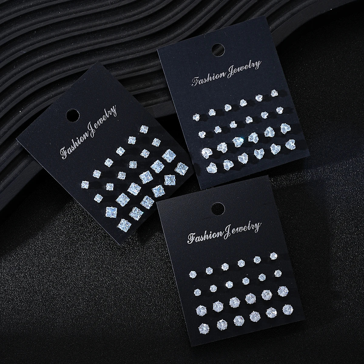 36 Pcs Simple Shiny Rhinestone Stud Earrings Set for Women Fashion Crystal Zircon Pearl Earring New Jewelry Accessories Gifts Badiee Stylez