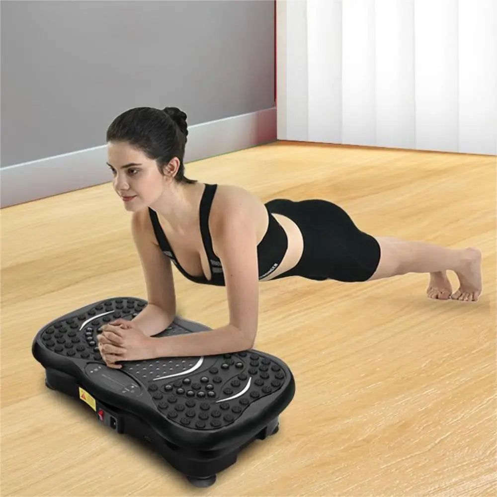 4D Vibration Fat Shaking Machine Music Multifunctional Vibration Platform Plate Mini Cardio Training Weight Loss Machine