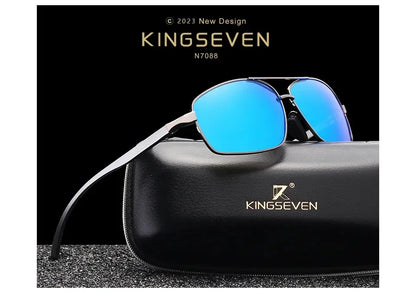 KINGSEVEN Fashion Designer Aluminum Polarized Sunglasses Sun Glasses Vintage UV400 For Men/Women Eye Protection Eyewear