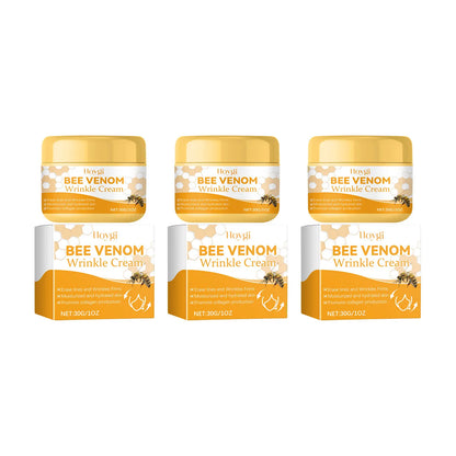 Bee Venom Face Cream Moisturizing Sagging Improvement Reduce Fine Lines Damaged Skin Repair Facial Cream Nourishing Skin Care 3 X 30g boxed
